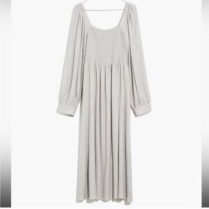 Madewell Gray Long Sleeve Dress
